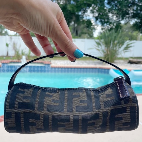 Fendi Handbags - Fendi Zucca Monogram FF Forever Mini Top Handle Bag